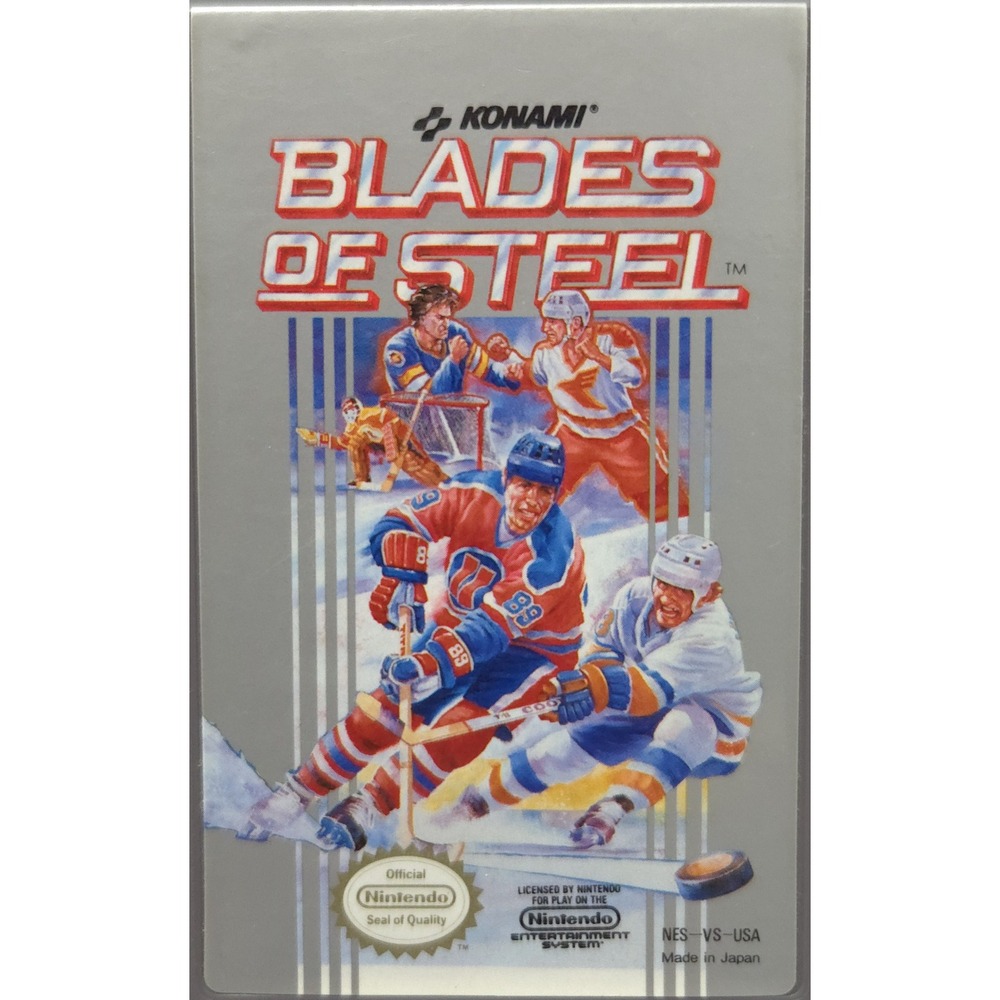 Blades of Steel - Nintendo NES - Authentic 24 Stamp - Tested & Working - Picture 2 of 11